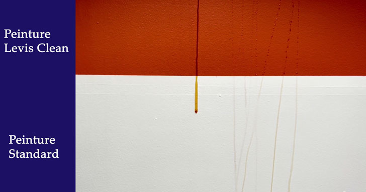 Efficacité peinture LevisClean+